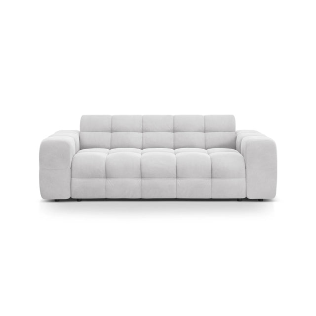 Kendal 3-Sitzer Sofa mit Bezug aus Samt oder Strukturstoff, 222x103 cm – Bild 1