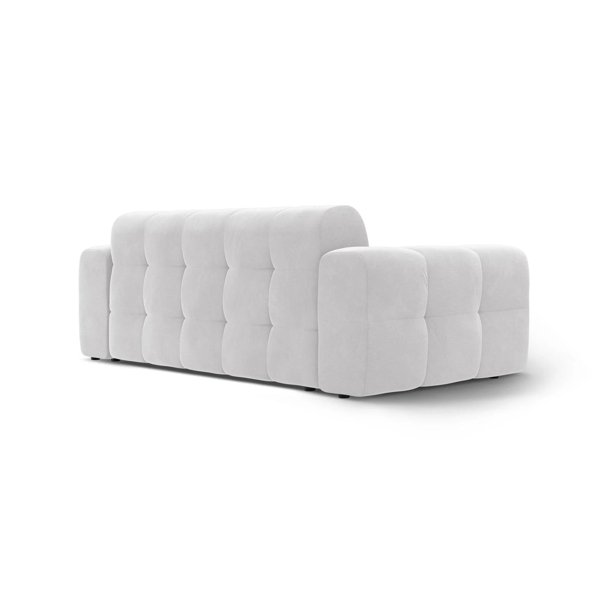 Kendal 3-Sitzer Sofa mit Bezug aus Samt oder Strukturstoff, 222x103 cm – Bild 5