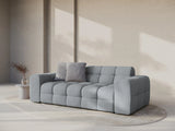 Kendal 3-Sitzer Sofa mit Bezug aus Strukturierter Stoff (Ota10) in Platinum, 222x103 cm – Bild 2