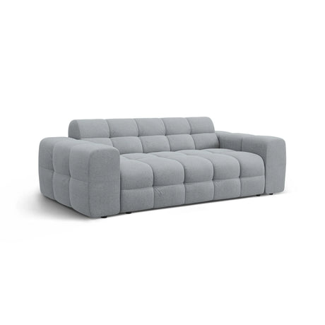 Kendal 3-Sitzer Sofa mit Bezug aus Strukturierter Stoff (Ota10) in Platinum, 222x103 cm – Bild 4