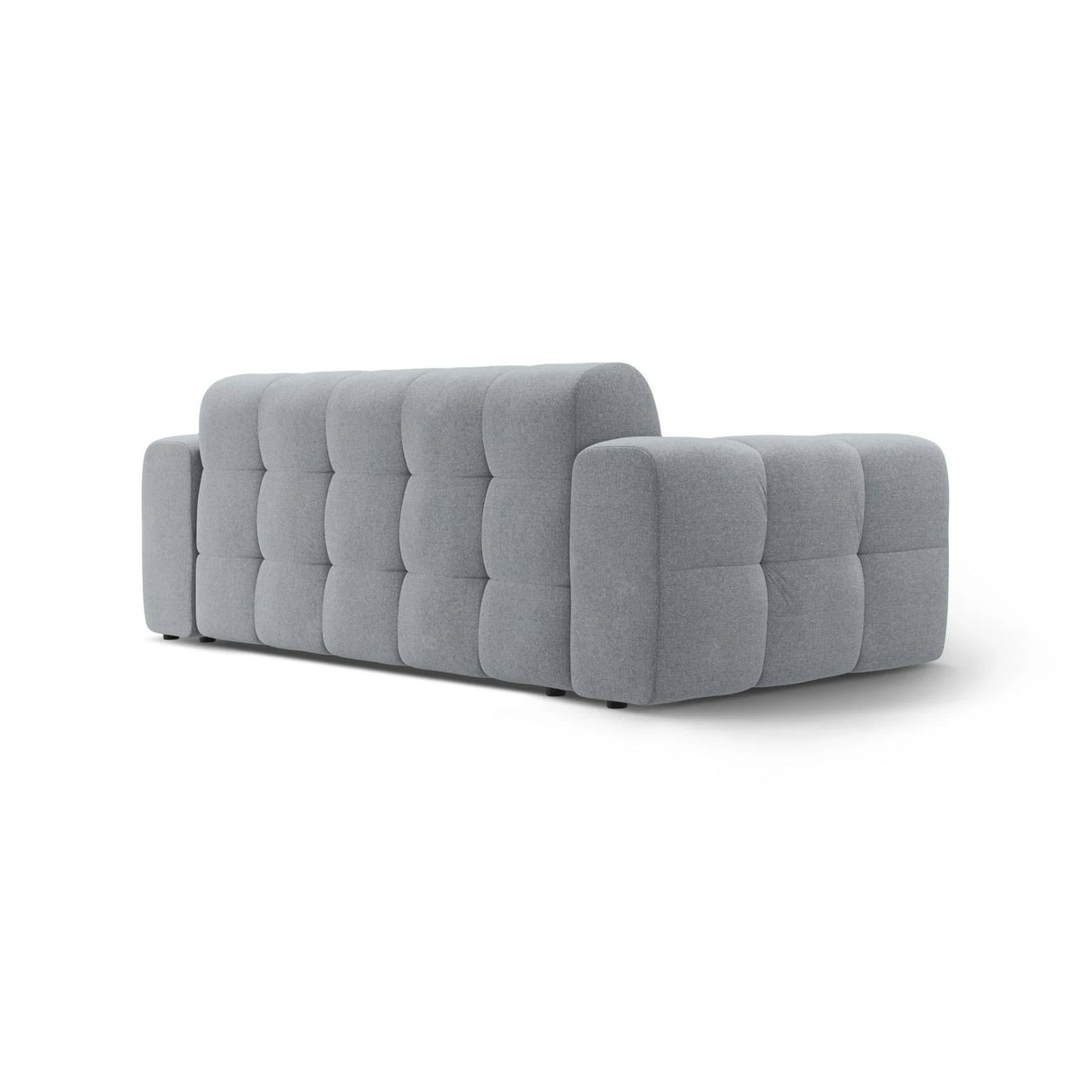 Kendal 3-Sitzer Sofa mit Bezug aus Strukturierter Stoff (Ota10) in Platinum, 222x103 cm – Bild 5