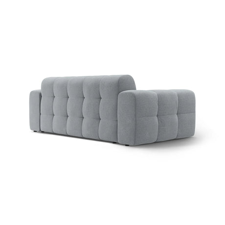 Kendal 3-Sitzer Sofa mit Bezug aus Strukturierter Stoff (Ota10) in Platinum, 222x103 cm – Bild 5
