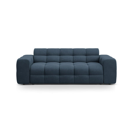 Kendal 3-Sitzer Sofa mit Bezug aus Strukturierter Stoff (Ota18) in Marineblau, 222x103 cm – Bild 1