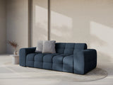 Kendal 3-Sitzer Sofa mit Bezug aus Strukturierter Stoff (Ota18) in Marineblau, 222x103 cm – Bild 2