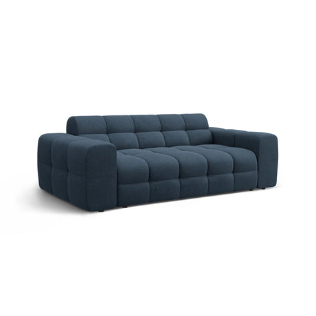 Kendal 3-Sitzer Sofa mit Bezug aus Strukturierter Stoff (Ota18) in Marineblau, 222x103 cm – Bild 4