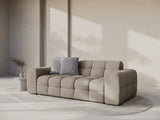Kendal 3-Sitzer Sofa mit Bezug aus Strukturierter Stoff (Ota7) in Dunkelbeige, 222x103 cm – Bild 2