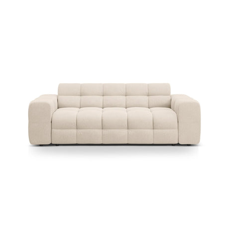 Kendal 3-Sitzer Sofa mit Bezug aus Strukturierter Stoff (Ota8) in Beige, 222x103 cm – Bild 1