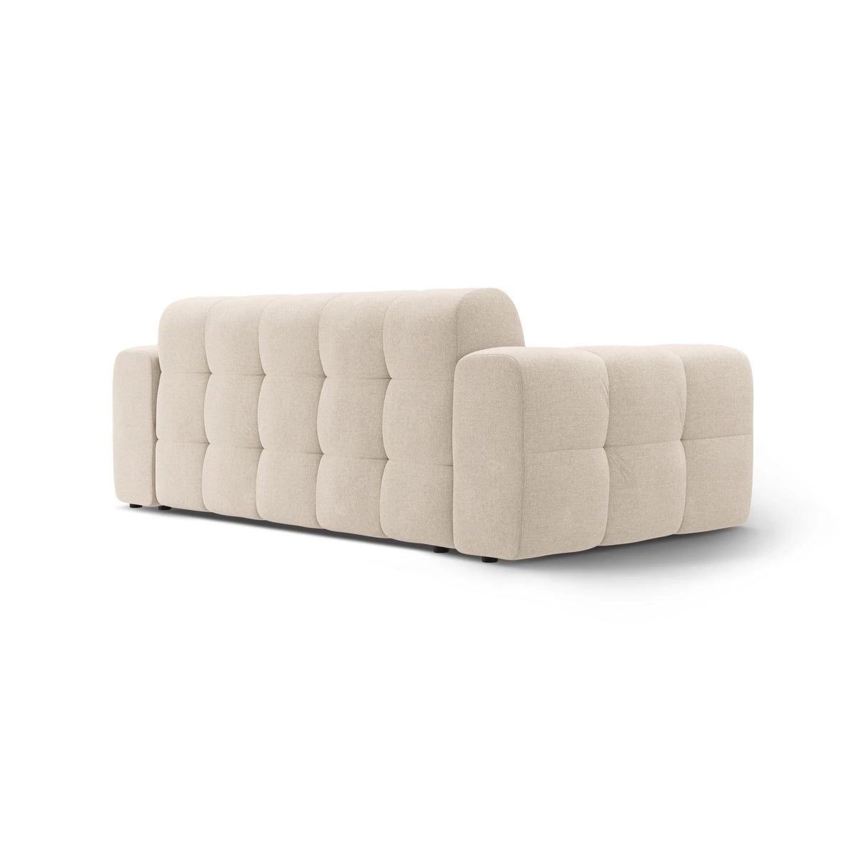 Kendal 3-Sitzer Sofa mit Bezug aus Strukturierter Stoff (Ota8) in Beige, 222x103 cm – Bild 5