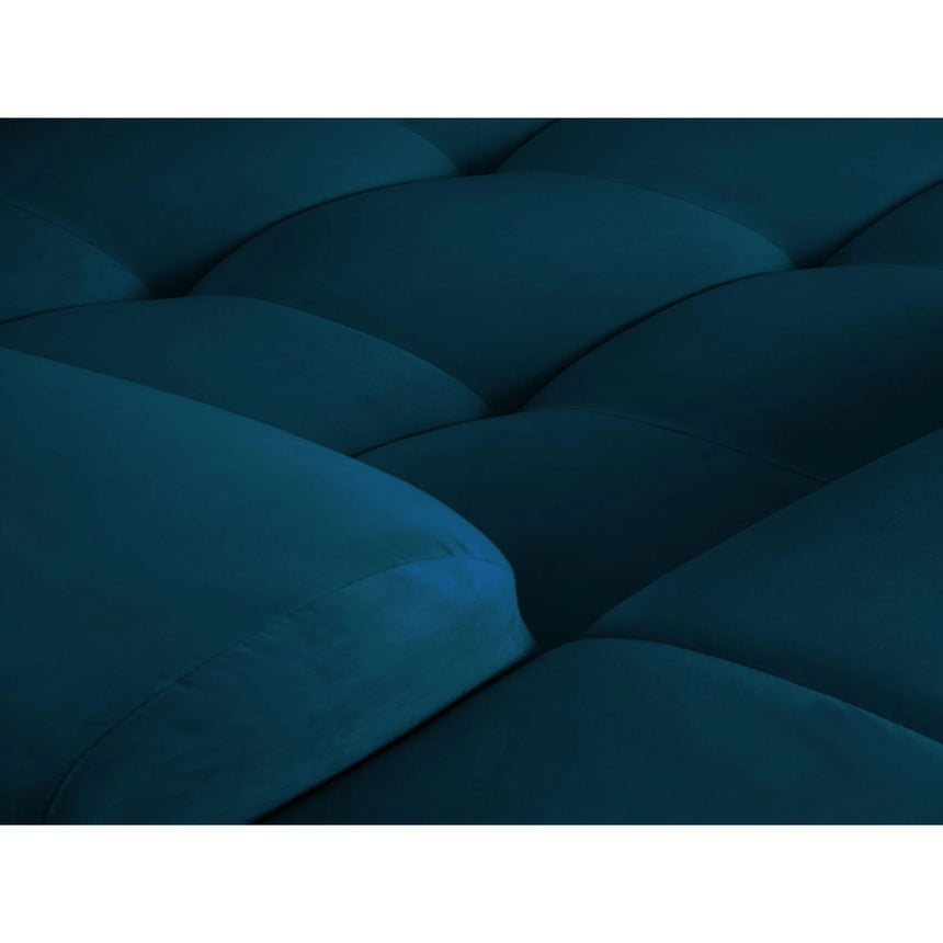 Kendal 4-Sitzer Ecksofa Links, mit Bezug aus Samt (Ma2211) in Marineblau, 256x173 cm – Bild 7