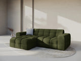 Kendal 4-Sitzer Ecksofa Links, mit Bezug aus Samt (Ma2295) in Army Green, 256x173 cm – Bild 2