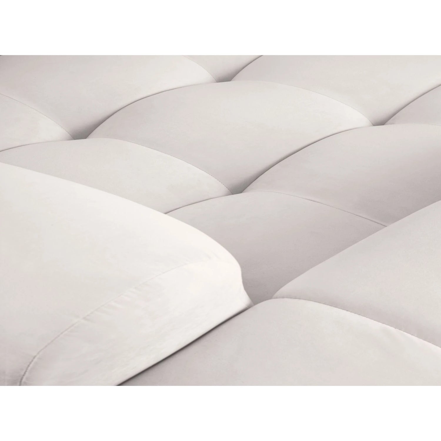 Kendal 4-Sitzer Ecksofa Links, mit Bezug aus Samt oder Strukturstoff, 256x173 cm – Bild 7