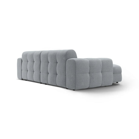 Kendal 4-Sitzer Ecksofa Links, mit Bezug aus Strukturierter Stoff (Ota10) in Platinum, 256x173 cm – Bild 5