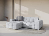 Kendal 4-Sitzer Ecksofa Links, mit Bezug aus Strukturierter Stoff (Ota9) in Hellgrau, 256x173 cm – Bild 2