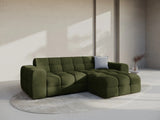 Kendal 4-Sitzer Ecksofa Rechts, mit Bezug aus Samt (Ma2295) in Army Green, 256x173 cm – Bild 2