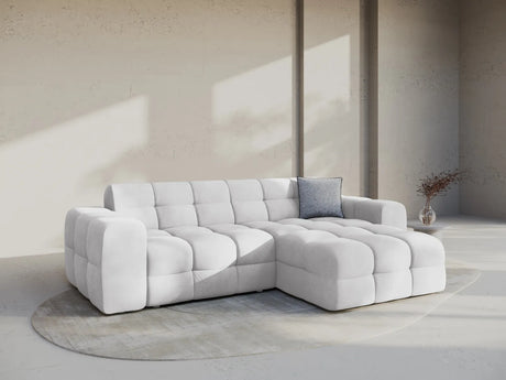 Kendal 4-Sitzer Ecksofa Rechts, mit Bezug aus Samt oder Strukturstoff, 256x173 cm – Bild 2