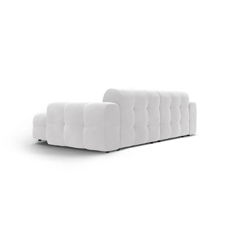 Kendal 4-Sitzer Ecksofa Rechts, mit Bezug aus Samt oder Strukturstoff, 256x173 cm – Bild 5