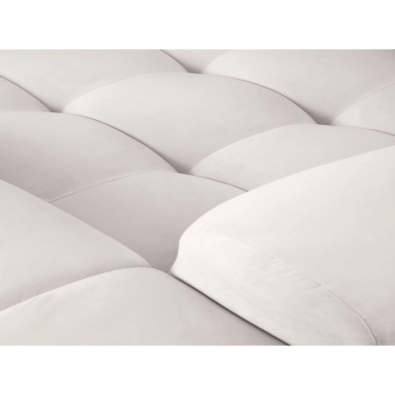 Kendal 4-Sitzer Ecksofa Rechts, mit Bezug aus Samt oder Strukturstoff, 256x173 cm – Bild 7