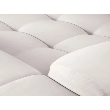 Kendal 4-Sitzer Ecksofa Rechts, mit Bezug aus Samt oder Strukturstoff, 256x173 cm – Bild 7