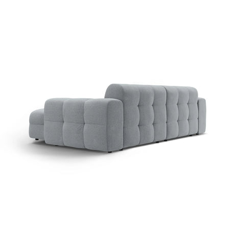 Kendal 4-Sitzer Ecksofa Rechts, mit Bezug aus Strukturierter Stoff (Ota10) in Platinum, 256x173 cm – Bild 5