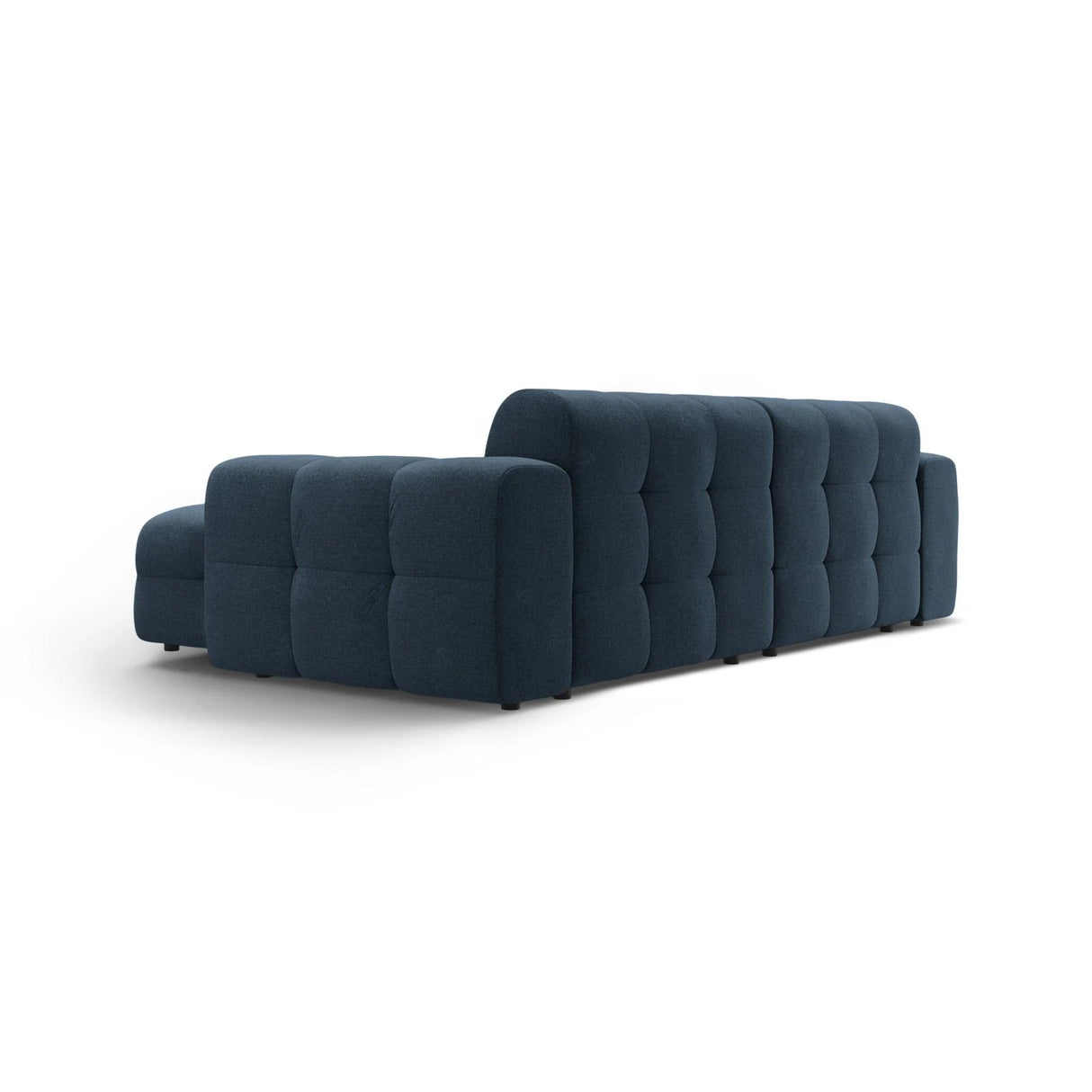 Kendal 4-Sitzer Ecksofa Rechts, mit Bezug aus Strukturierter Stoff (Ota18) in Marineblau, 256x173 cm – Bild 5