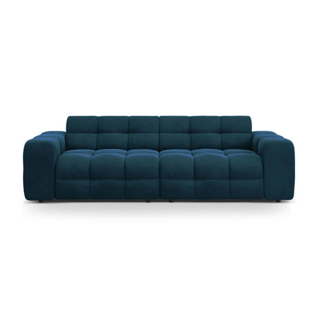 Kendal 4-Sitzer Sofa mit Bezug aus Samt (Ma2211) in Marineblau, 255x103 cm – Bild 1