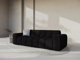 Kendal 4-Sitzer Sofa mit Bezug aus Samt (Ma2219) in Schwarz, 255x103 cm – Bild 2