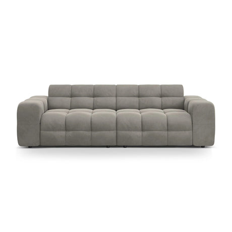 Kendal 4-Sitzer Sofa mit Bezug aus Samt (Ma2241) in Dunkelgrau, 255x103 cm – Bild 1