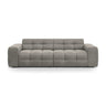 Kendal 4-Sitzer Sofa mit Bezug aus Samt (Ma2241) in Dunkelgrau, 255x103 cm – Bild 1