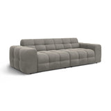 Kendal 4-Sitzer Sofa mit Bezug aus Samt (Ma2241) in Dunkelgrau, 255x103 cm – Bild 4
