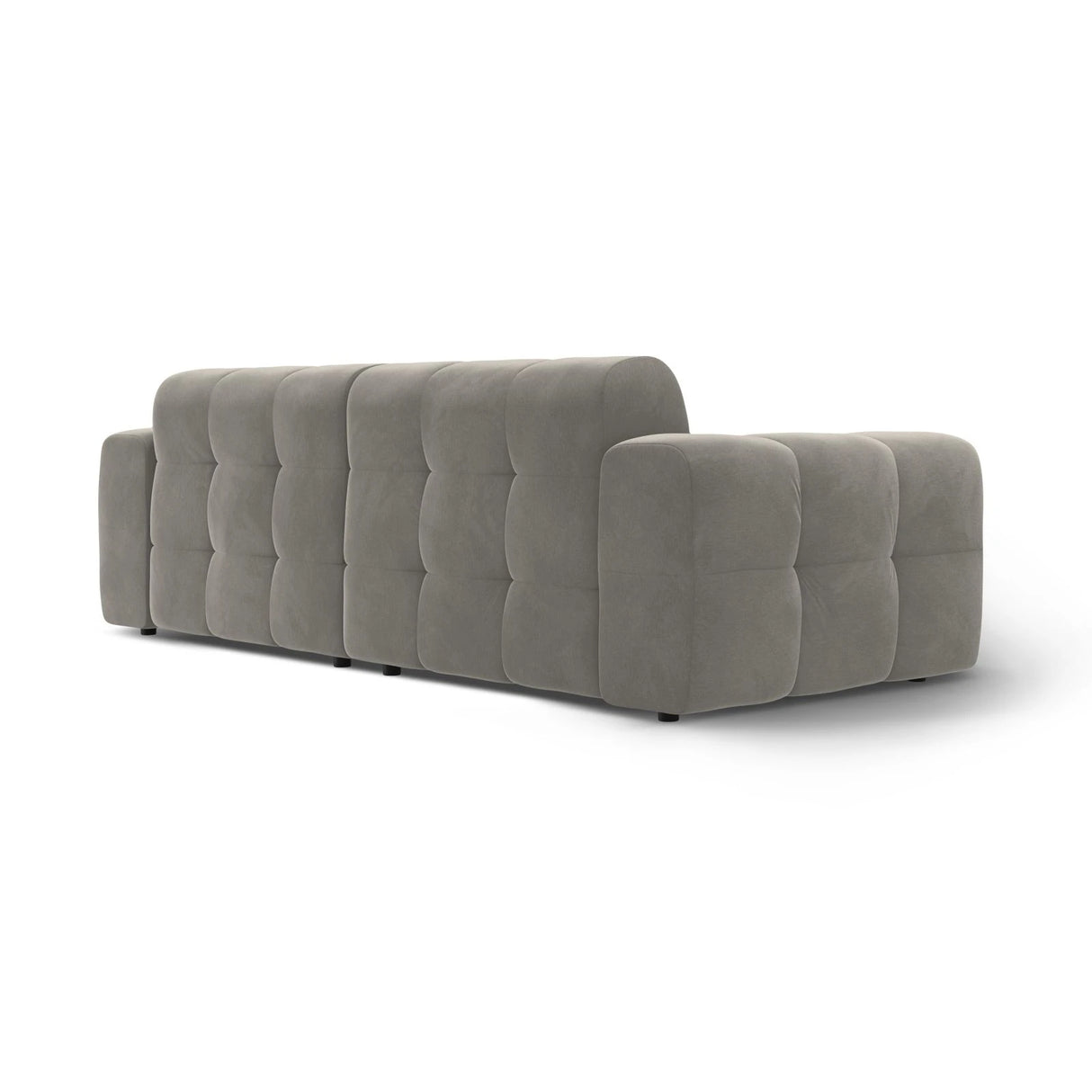 Kendal 4-Sitzer Sofa mit Bezug aus Samt (Ma2241) in Dunkelgrau, 255x103 cm – Bild 5