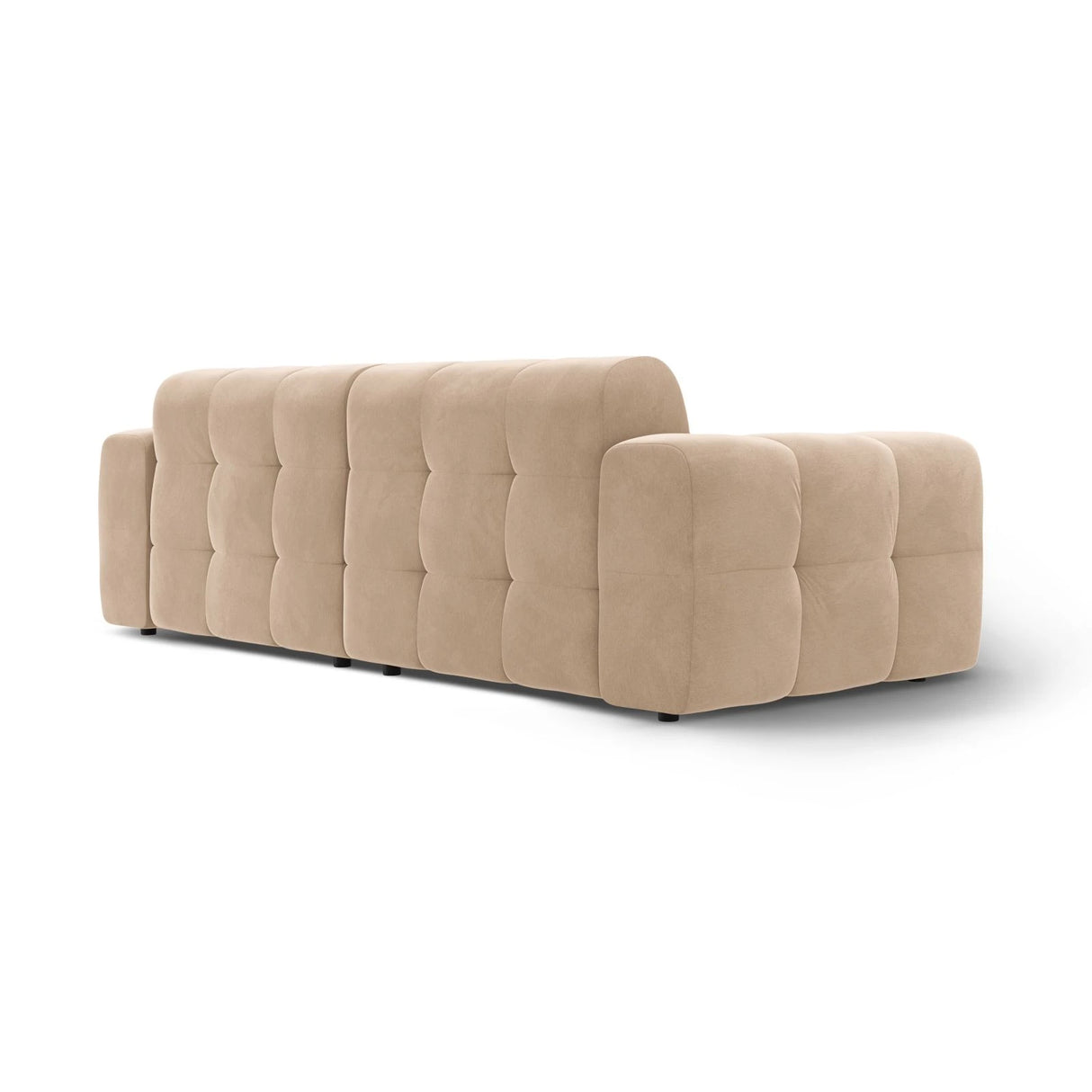 Kendal 4-Sitzer Sofa mit Bezug aus Samt (Ma2282) in Almond Beige, 255x103 cm – Bild 5