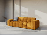Kendal 4-Sitzer Sofa mit Bezug aus Samt (Ma2288) in Mustard, 255x103 cm – Bild 2