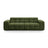 Kendal 4-Sitzer Sofa mit Bezug aus Samt (Ma2295) in Army Green, 255x103 cm – Bild 1