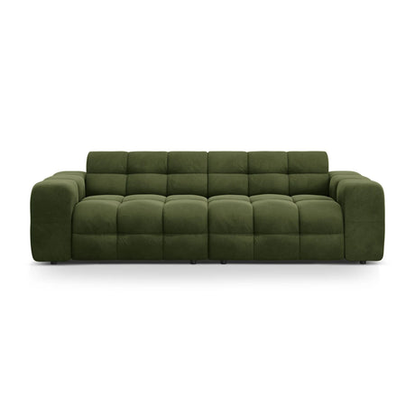 Kendal 4-Sitzer Sofa mit Bezug aus Samt (Ma2295) in Army Green, 255x103 cm – Bild 1