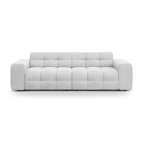 Kendal 4-Sitzer Sofa mit Bezug aus Samt oder Strukturstoff, 255x103 cm – Bild 1