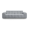 Kendal 4-Sitzer Sofa mit Bezug aus Strukturierter Stoff (Ota10) in Platinum, 255x103 cm – Bild 1