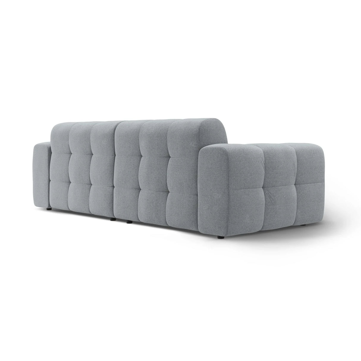 Kendal 4-Sitzer Sofa mit Bezug aus Strukturierter Stoff (Ota10) in Platinum, 255x103 cm – Bild 5
