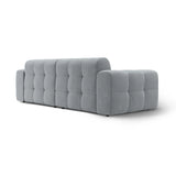 Kendal 4-Sitzer Sofa mit Bezug aus Strukturierter Stoff (Ota10) in Platinum, 255x103 cm – Bild 5