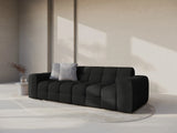 Kendal 4-Sitzer Sofa mit Bezug aus Strukturierter Stoff (Ota12) in Schwarz, 255x103 cm – Bild 2