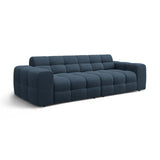 Kendal 4-Sitzer Sofa mit Bezug aus Strukturierter Stoff (Ota18) in Marineblau, 255x103 cm – Bild 4