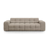 Kendal 4-Sitzer Sofa mit Bezug aus Strukturierter Stoff (Ota7) in Dunkelbeige, 255x103 cm – Bild 1