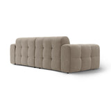 Kendal 4-Sitzer Sofa mit Bezug aus Strukturierter Stoff (Ota7) in Dunkelbeige, 255x103 cm – Bild 5
