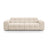 Kendal 4-Sitzer Sofa mit Bezug aus Strukturierter Stoff (Ota8) in Beige, 255x103 cm – Bild 1