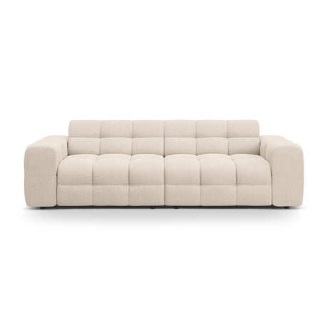 Kendal 4-Sitzer Sofa mit Bezug aus Strukturierter Stoff (Ota8) in Beige, 255x103 cm – Bild 1