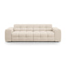 Kendal 4-Sitzer Sofa mit Bezug aus Strukturierter Stoff (Ota8) in Beige, 255x103 cm – Bild 1