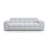 Kendal 4-Sitzer Sofa mit Bezug aus Strukturierter Stoff (Ota9) in Hellgrau, 255x103 cm – Bild 1