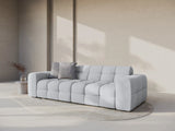 Kendal 4-Sitzer Sofa mit Bezug aus Strukturierter Stoff (Ota9) in Hellgrau, 255x103 cm – Bild 2
