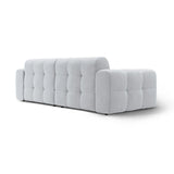 Kendal 4-Sitzer Sofa mit Bezug aus Strukturierter Stoff (Ota9) in Hellgrau, 255x103 cm – Bild 5