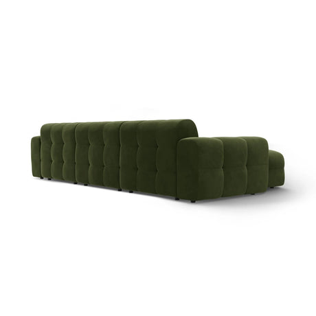 Kendal 5-Sitzer Ecksofa Links, mit Bezug aus Samt (Ma2295) in Army Green, 357x173 cm – Bild 5