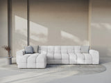 Kendal 5-Sitzer Ecksofa Links, mit Bezug aus Samt oder Strukturstoff, 357x173 cm – Bild 2